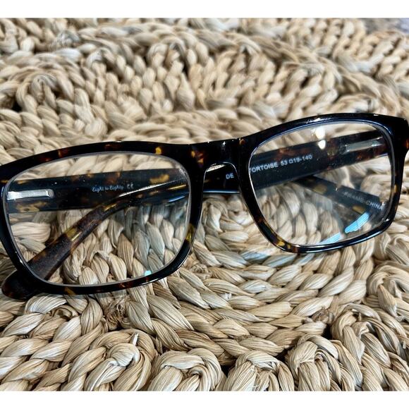 Eight to Eighty Eyewear DENNIS Tortoise 53/19-140 Men‎ Computer Reader Eyeglass - Picture 1 of 13